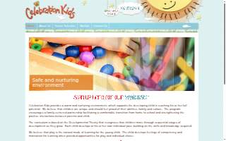 Celebration Kids website