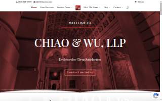 Chiao & Wu, LLP website