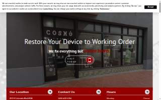 Cosmo Repair website