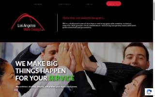 Los Angeles Web Design of South Pasadena website
