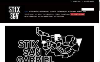 Stix SGV South Pasadena (Skateboard Shop) website