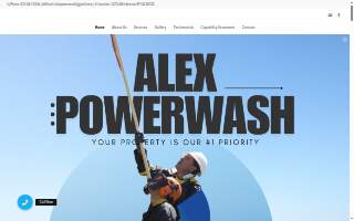 Alexpowerwash of South San Francisco website