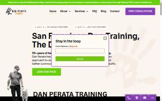 Dan Perata Training and Boarding website
