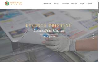 Essence Printing inc. website