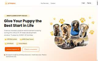Primepaw Dog Training: San Francisco's BEST! website
