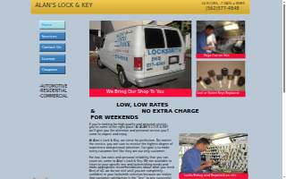 Alan's Locksmith of South Whittier website