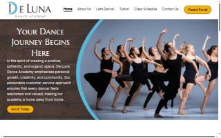 De Luna Dance Academy website