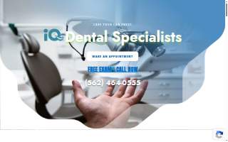iQ Dental Specialists website