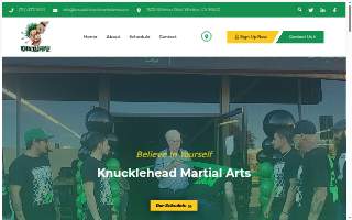 Knucklehead Martial Arts of South Whittier website