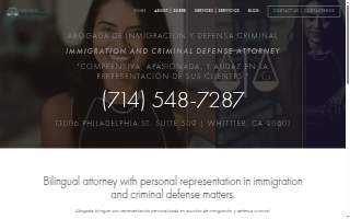 Law Office of Luz Tijerina-Garduño website