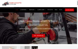 Mobile Safe Auto Glass of South Whittier website