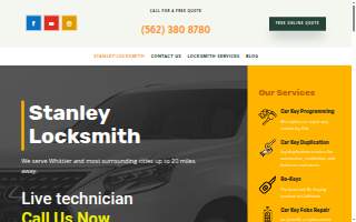 Stanley Locksmith of South Whittier website