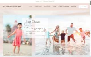 Amy Gray Photography website