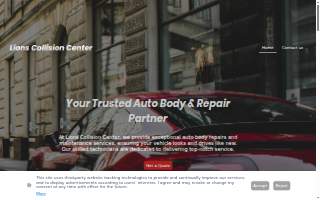 Lions Collision Center of Spring Valley website