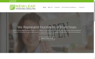 New Leaf Franchise Consulting website