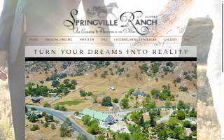 Springville Ranch of Spring Valley website
