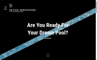 TM pool renovations website