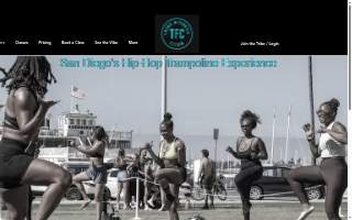 Tribe Fitness Club website