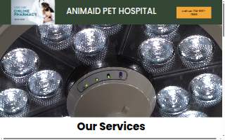 AnimAid Pet Hospital website
