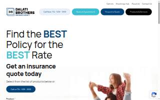 Dalati Brothers Insurance Agency website