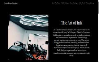 Divine Tattoo Collective website