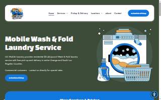 OC Mobile Laundry website