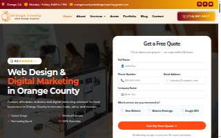 Orange County Web Design Experts of Stanton website