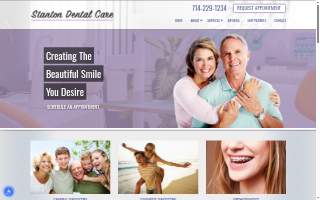 Stanton Dental Care website