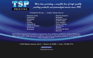 TSP Printing website