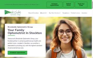 Brookside Optometric Group website