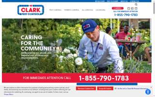 Clark Pest Control of Stockton website