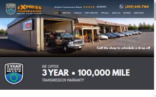 Express Transmissions website