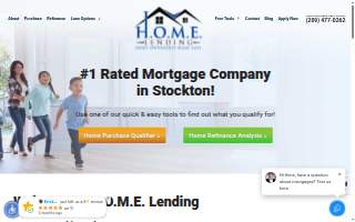 H.O.M.E. Lending website