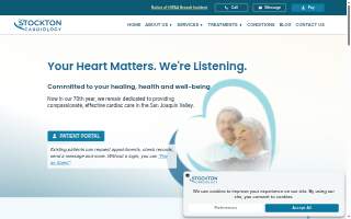 Stockton Cardiology Medical Grp website