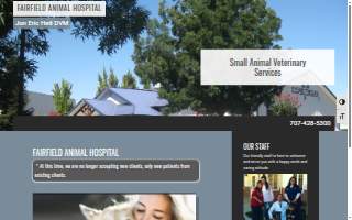 Fairfield Animal Hospital website