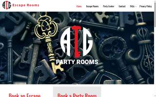 ATG Escape Rooms website