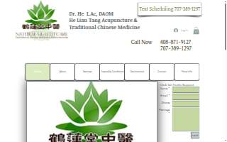 He Lian Tang Acupuncture and Traditional Chinese Medicine Los Altos website