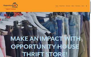 Opportunity House Thrift Store, Fairfield website