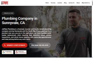 JetPipe Plumbing website