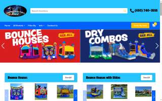Jumper House Party Rental of Sunnyvale website