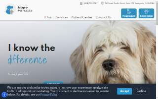 Murphy Pet Hospital website