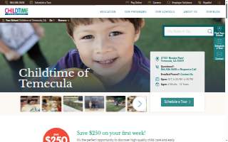 Childtime of Temecula website