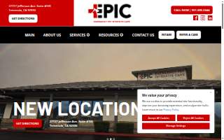 EPIC Vets website