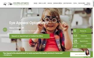 Eye Appeal Optometry website
