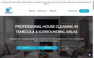 Fresh Breeze Cleaning website