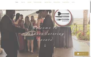 Johnson Catering Events website