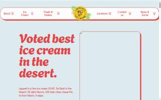Lappert's Super Premium Ice Cream website