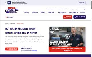 Roto-Rooter Plumbing & Water Cleanup website