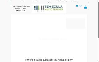 Temecula Music Teacher, LLC website