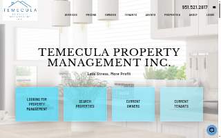 Temecula Property Management website